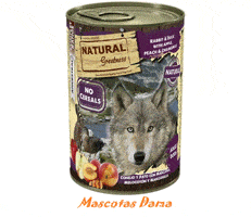 Natural Greatness Conejo y Pato con Manzana, Melocotoón y Manzanilla 400g