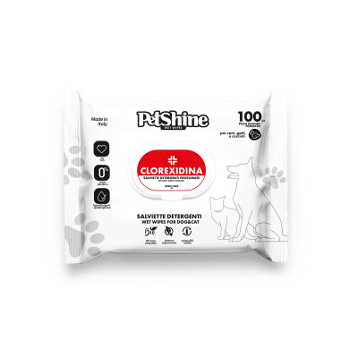 Toallitas PetShine Clorexidina 40und