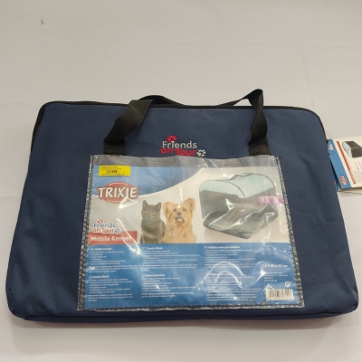 Caseta desmontable 1,32x32x47cm azul/bei