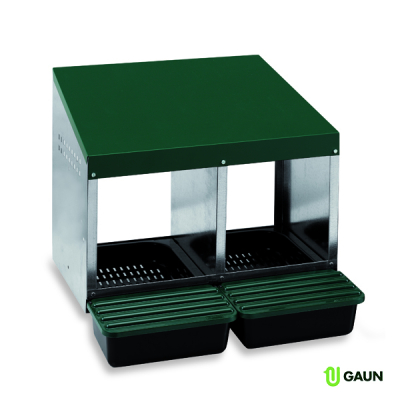 PONEDERO 2 DEPARTAMENTOS CON FONDO DE PLASTICO Gaun 532x520x480 mm