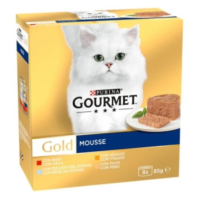 Gourmet gold mousse 8x85g