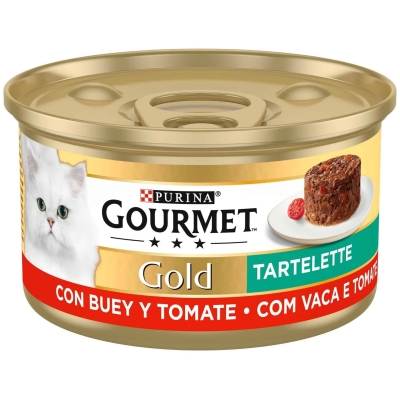 Gourmet cat gold tartelette buey  85gr