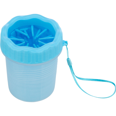 Limpiador de patas, Silicona/PP, M-L, Azul