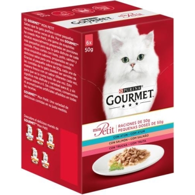 SUPER PRECIO Gourmet mon petit 6 x 50gr atu,saly tru.