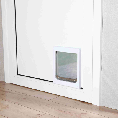 Puerta perros 2 posiciones XS-S blanco