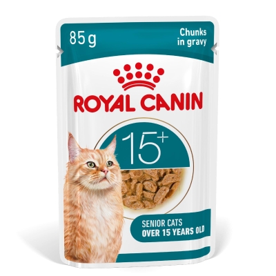 Royal Canin Ageing 15+ Comida Húmeda en salsa para gatos sénior