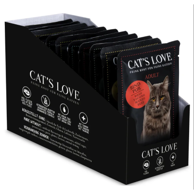 Cat's Love adulto multipack 2x6 variedades 85gr comida humeda gatos adultos