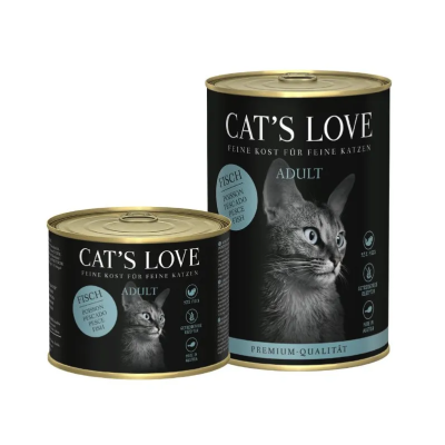Cat's Love adulto puro pescado 6x200gr comida humeda gatos adultos