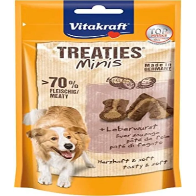 vitakraft snacks treaties minis de pate snack para perros