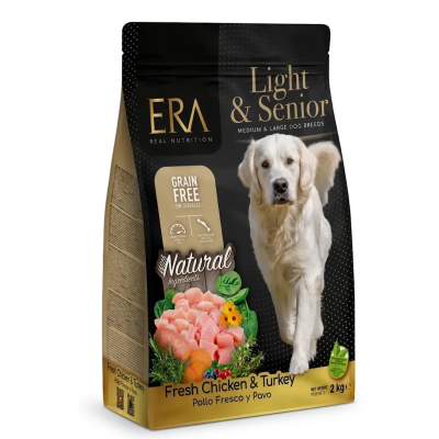 ERA Grain-Free Senior Light Pollo y Pavo para Razas Medianas y Grandes pienso perro