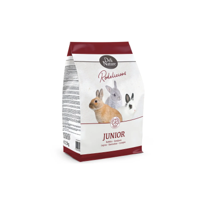 DELINATURE Conejos Junior Pequeños mezcla natural con semillas y frutas secas