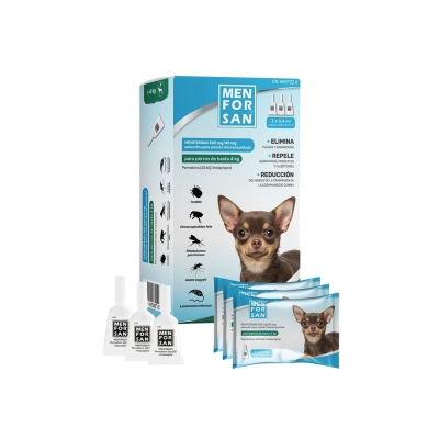 Menforsan Spot-on Perros hasta 4kg 200mg/40mg 3unid (NO GATOS)