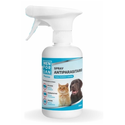 Menforsan sol.pulverizacion cutanea perros y gatos 100ml
