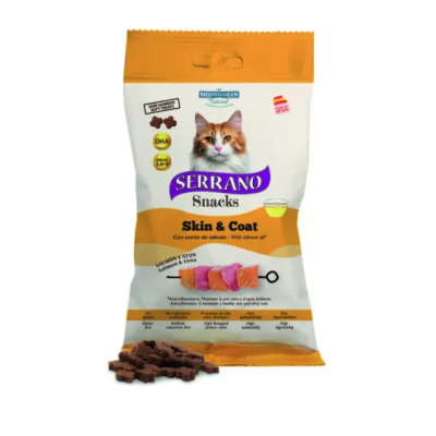 Mediterranean Serrano Snacks Para Gatos Omega 3 + DHA Salmon