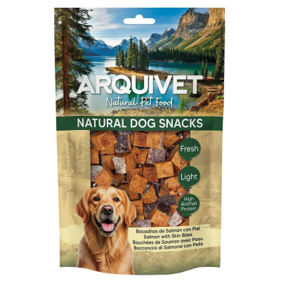 ARQUIVET Bocaditos de Salmón con piel - 100gr