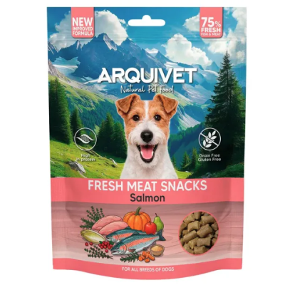 ARQUIVET SNACKS Carne fresca - Salmón 300gr