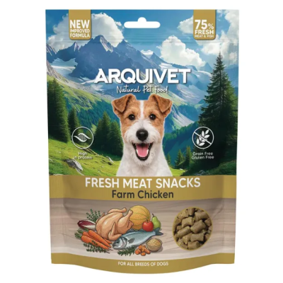 ARQUIVET SNACKS Carne fresca Pollo de granja 300gr