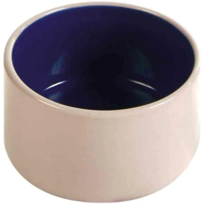 TRIXIE Comedero ceramico 100ml 7cm azul/crema
