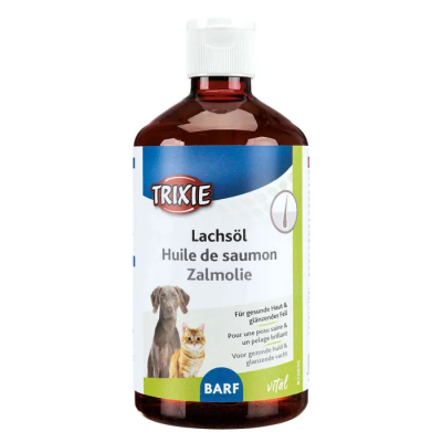 TRIXIE Aceite de Salmón, Perros-Gatos, 500 ml