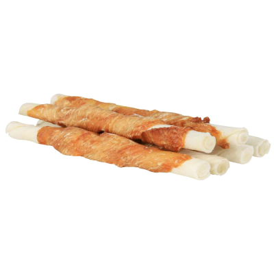TRIXIE 3 Rollitos con Pollo Denta Fun, 17 cm, 1