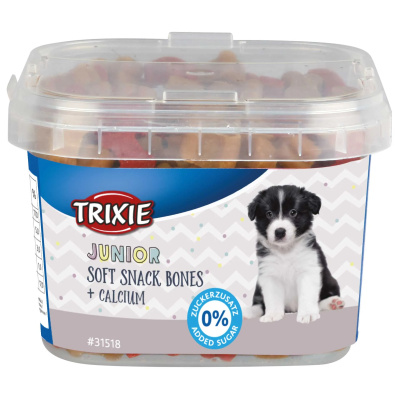 TRIXIE Soft Snack Bones con calcio JUNIOR, 140 g