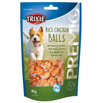 TRIXIE Snack Premios Rice Chicken Balls 80g