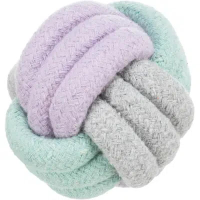 TRIXIE Junior Pelota de Cuerda, ø 9 cm