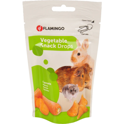 FLAMINGO Drops for rodent con Zanahoria 75g