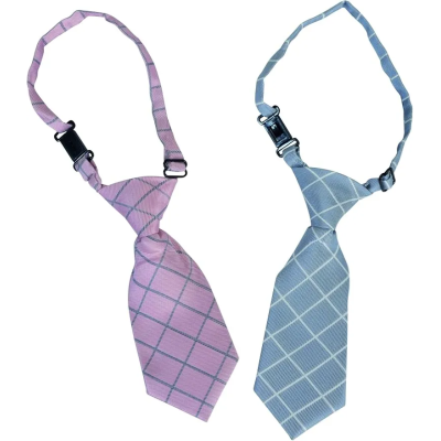 CAMON Corbatas para perro cuadros 15x5cm