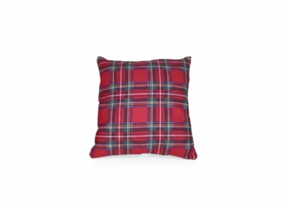 CHACON Cojin Confort Cuadros Rojos 45x45 cm (DC)