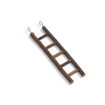 KARLIE Escalera para Pericos Largo Madera Natural L. 50 cm
