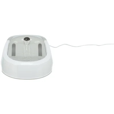 TRIXIE Fuente automatica duo stream 1lt blanco-