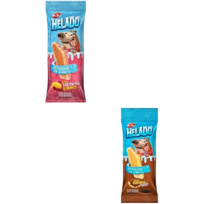 Pack DZ Helado 6Ud- Banana Split 6Ud-Salchicha y queso