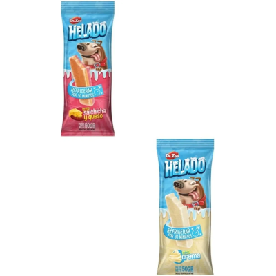 Pack DZ Helado 6Ud- Crema 6Ud- Salchicha y Queso