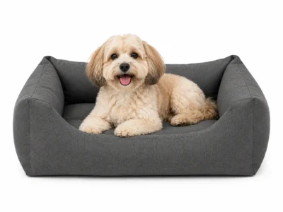 MASCOTAS DAMA Cama Cuadrada Loneta Gris Sin Cojín para perros EAN 8474407741712