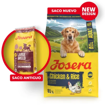 JOSERA (Large Breed) Saco Perro Medi/Maxi Chicken & Rice 12,5kg