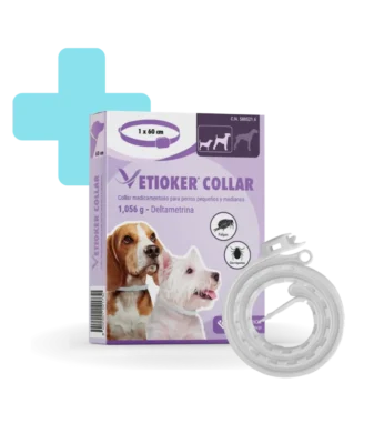 MENFORSAN Vetioker Collar Perro Pequeño Menos De 25Kg
