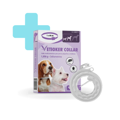 MENFORSAN Vetioker Collar Perro Pequeño Menos De 25Kg