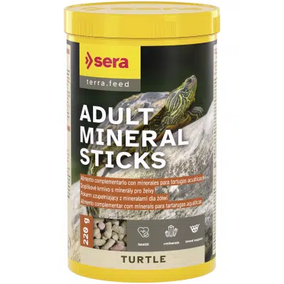 SERA Turtle Adult Mineral Sticks 1.000 ml 220 g para tortugas acuáticas adultas